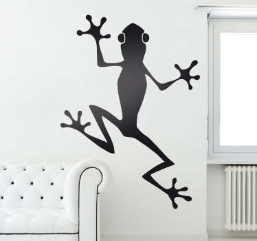 Autocollant mural grenouille