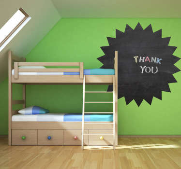 Sticker ardoise à craie étoile