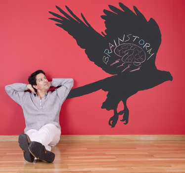 Sticker ardoise aigle craie