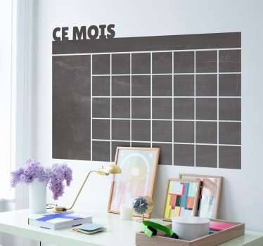 Sticker ardoise ce mois