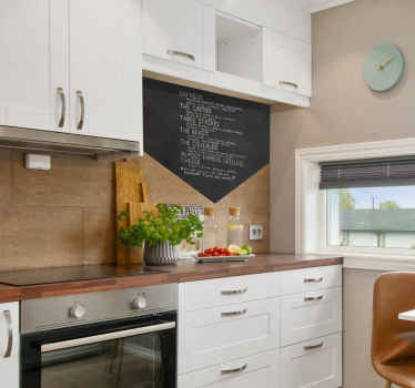 sticker ardoise menu