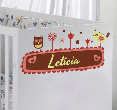 Sticker bébé personnalisable