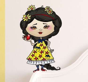 Sticker Blanche-Neige princesse