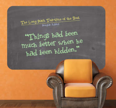 Sticker cadre ardoise craie