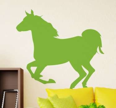 Sticker cheval au galop