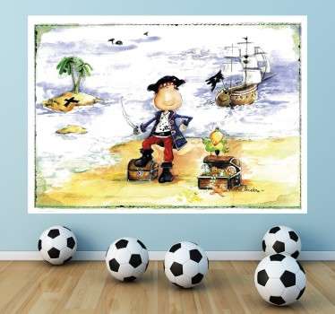 Sticker enfant pirate