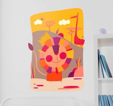 Sticker enfant Roi Lion
