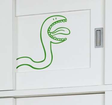 Sticker enfants serpent armoire