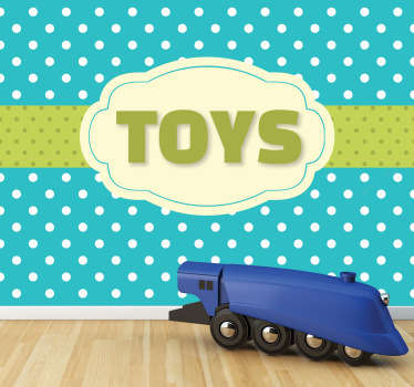 Sticker étiquette à pois