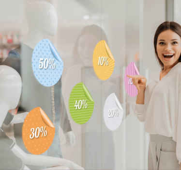 Sticker étiquettes à revers