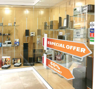 Sticker flèches indication