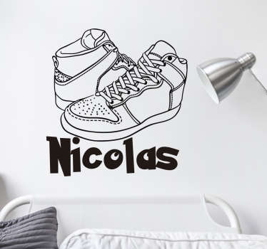 Sticker foot personnalisable