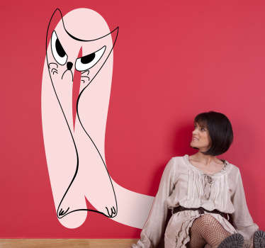 Sticker illustration chat rose