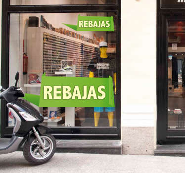 Sticker offre rectangle 3D