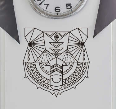 Sticker origami ours