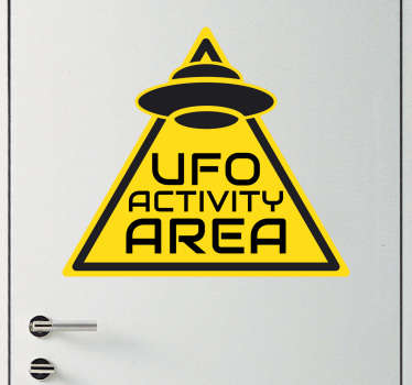 sticker ovni activité extraterrestre
