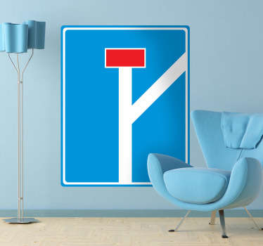 Sticker panneau sans issue