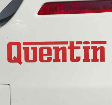 Sticker personnalisable Ferrari