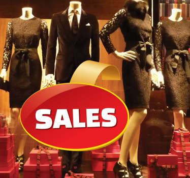 Sticker personnalisable ovale soldes