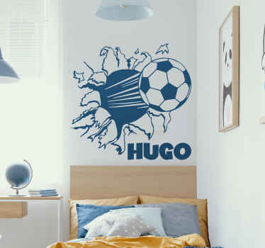 Sticker personnalisé ballon mur