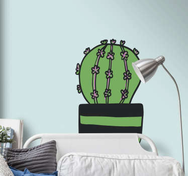 Sticker Plante Dessin Cactus