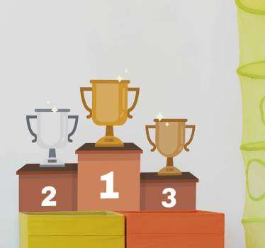 Sticker podium olympique