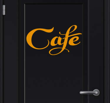 Sticker porte café
