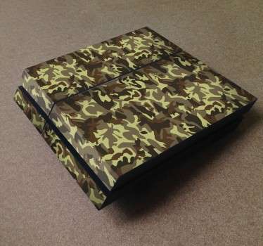 Sticker PS4 camouflage guerre