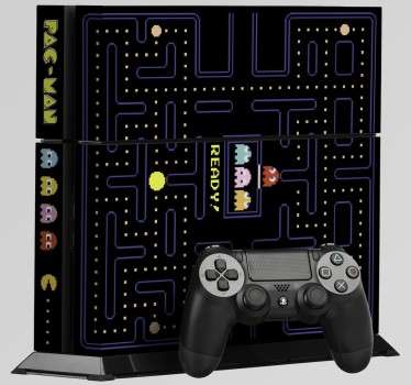 Sticker PS4 Pacman