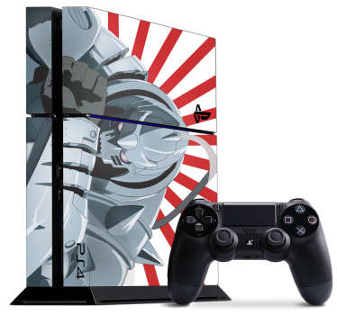 Sticker ps4 robot anime