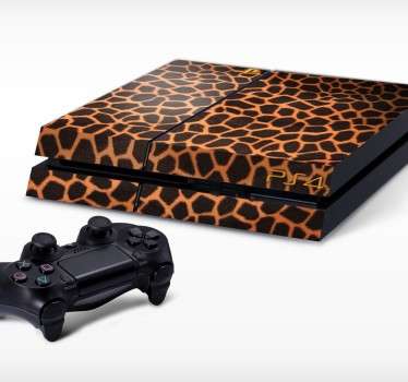 Sticker PS4 texture girafe