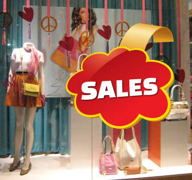 Sticker soldes anglais