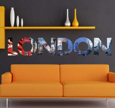 Sticker texte londres images