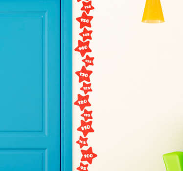 Sticker toise étoiles