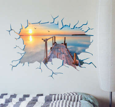 Sticker trou mur personnalisé