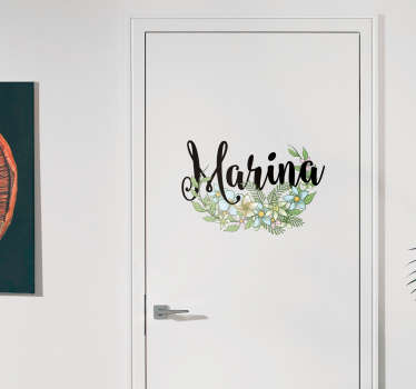 Sticker végétal personnalisable