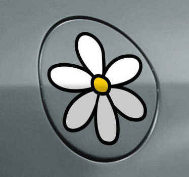 Sticker voiture fleur