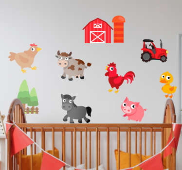 Stickers animaux de la ferme