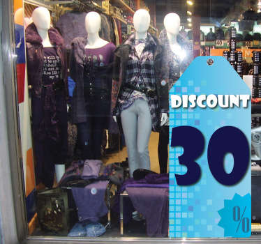 Stickers offre spéciale fête