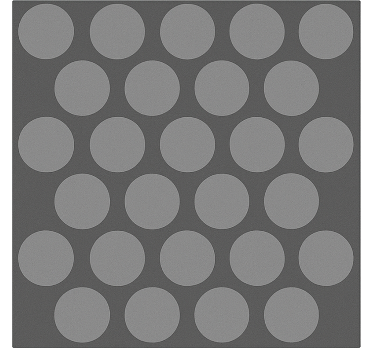 Store enrouleur salle de bain cercles gris texturés - TenStickers