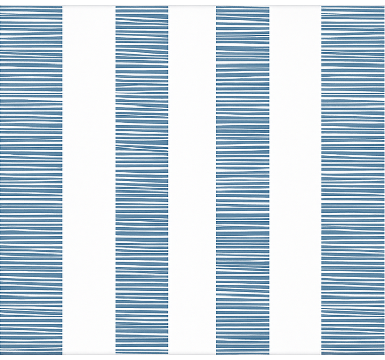 Store enrouleur salle de bain ceramica righe blu - TenStickers