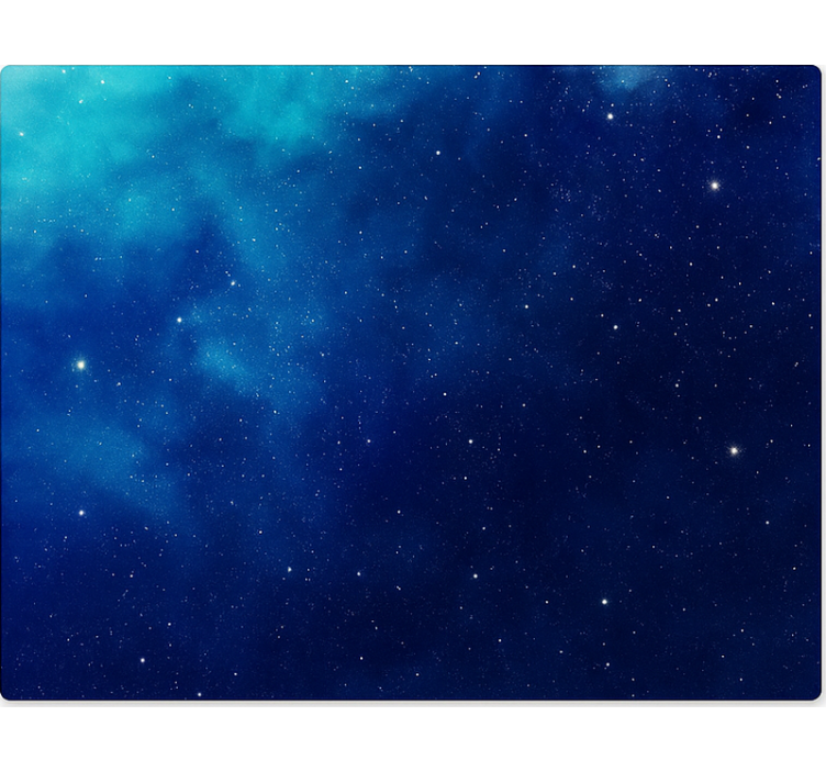 Store enrouleur pour chambre ado étoile de la galaxie bleue - TenStickers