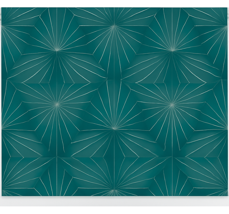 Store enrouleur pour chambre ado étoile géométrique - TenStickers