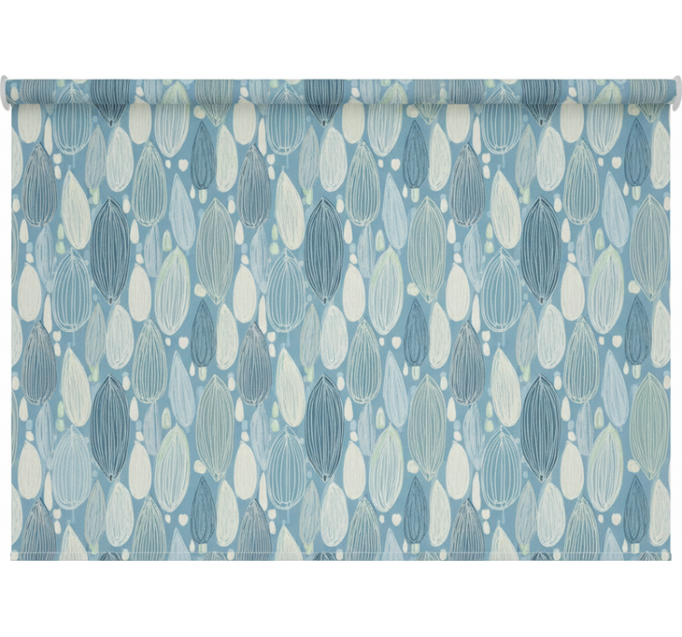 Store enrouleur scandinave gouttes de pluie nordiques - TenStickers