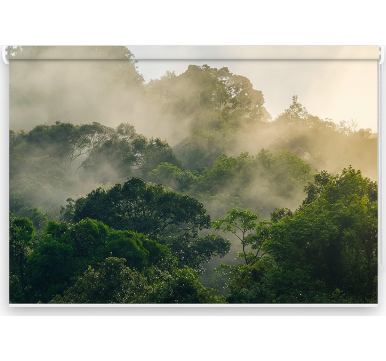 Store enrouleur arbre canopée luxuriante - TenStickers