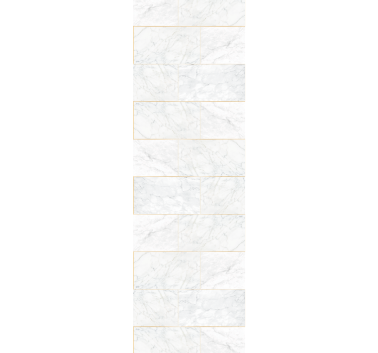 Store enrouleur salle de bain tons gris marbre doré - TenStickers