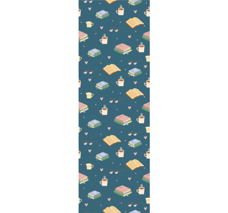 Store enrouleur bureau motif lecture douillette - TenStickers