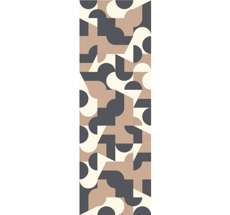 Store enrouleur bureau motif de couleurs contrastées - TenStickers