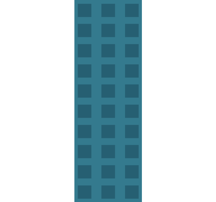 Store enrouleur bureau motif bleu à carreaux - TenStickers