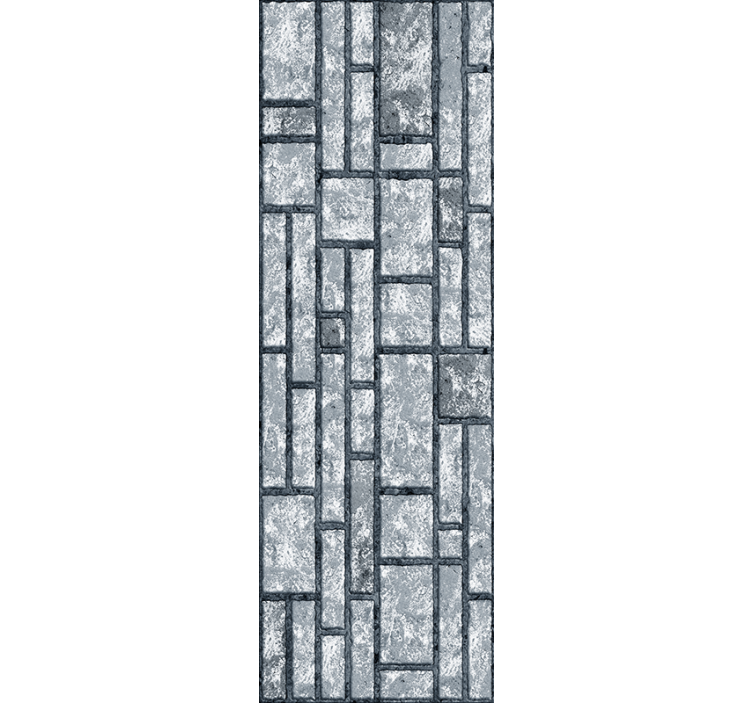 Store enrouleur bureau blocs de béton gris - TenStickers